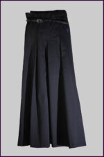 Full length cotton pregnancy skirt- black