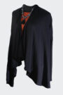 Black tiered wrap cover up jacket from Mamala Fashion Boutique