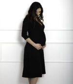 Maternity Black VNeck Dress - Image 2