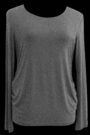 Basic maternity tee shirt in color heather gray- a maternity clothing basic from Mamala
