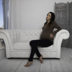 Maternity basic top and leggings