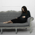 Obi-Waist Mid-Length Maternity Skirt - Image 6