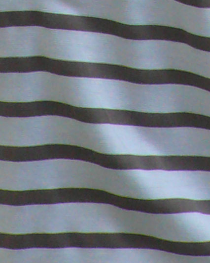 tan stripe knit fabric swatch