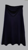 Color navy blue Mamala Fashion maternity skirt with obi style waistband