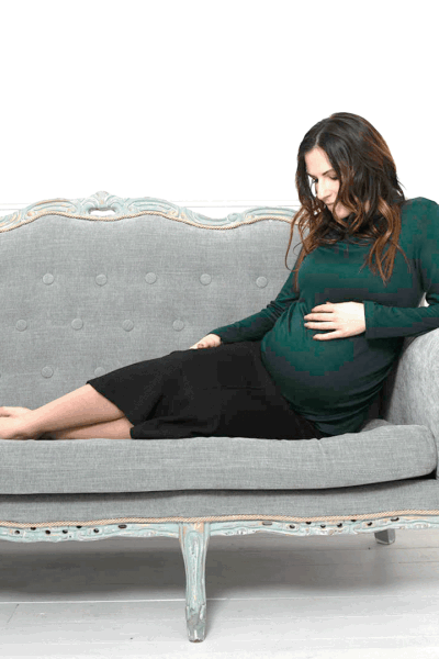 Maternity Turtleneck & Skirt by Mamala brand